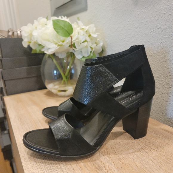 New Ecco Shape 65 Block Heels in Black EU 41, US 10-10.5 - Picture 9 of 11